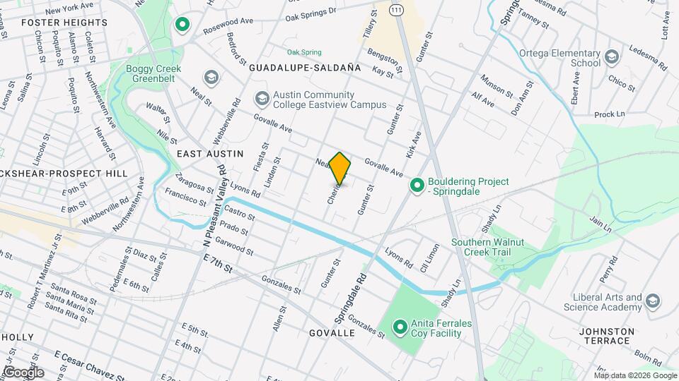 1011 Cherico St Map and Location Details