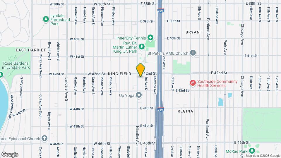 4215 Nicollet Ave Map and Location Details