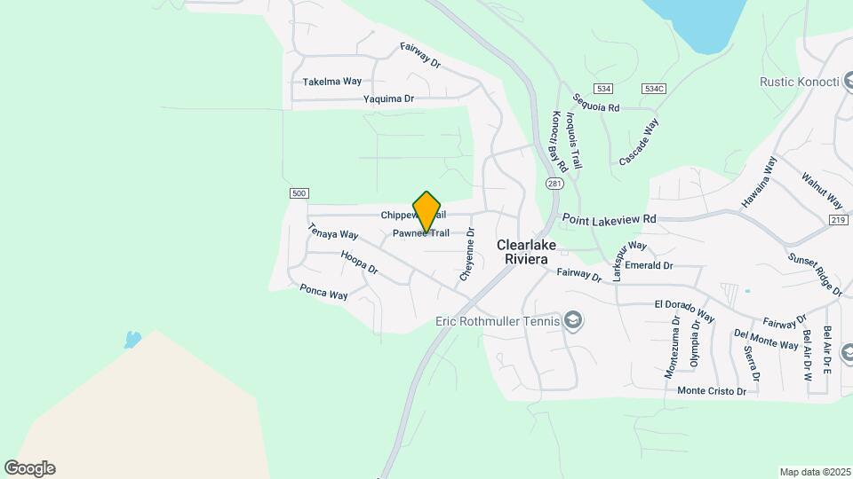 9385 Pawnee Trail Map and Location Details