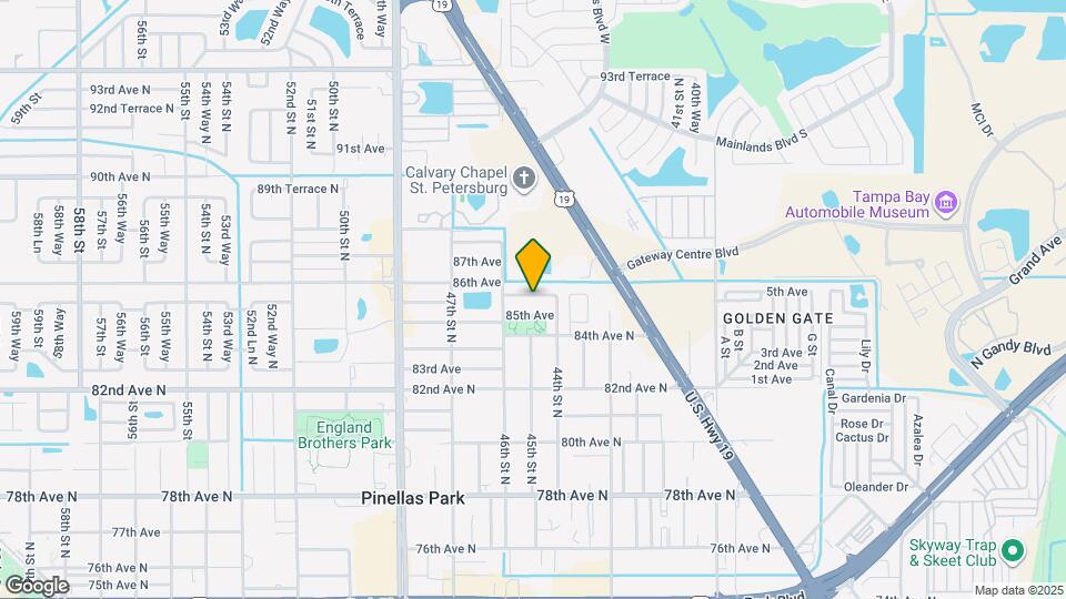 4490 85th Terrace N Map and Location Details