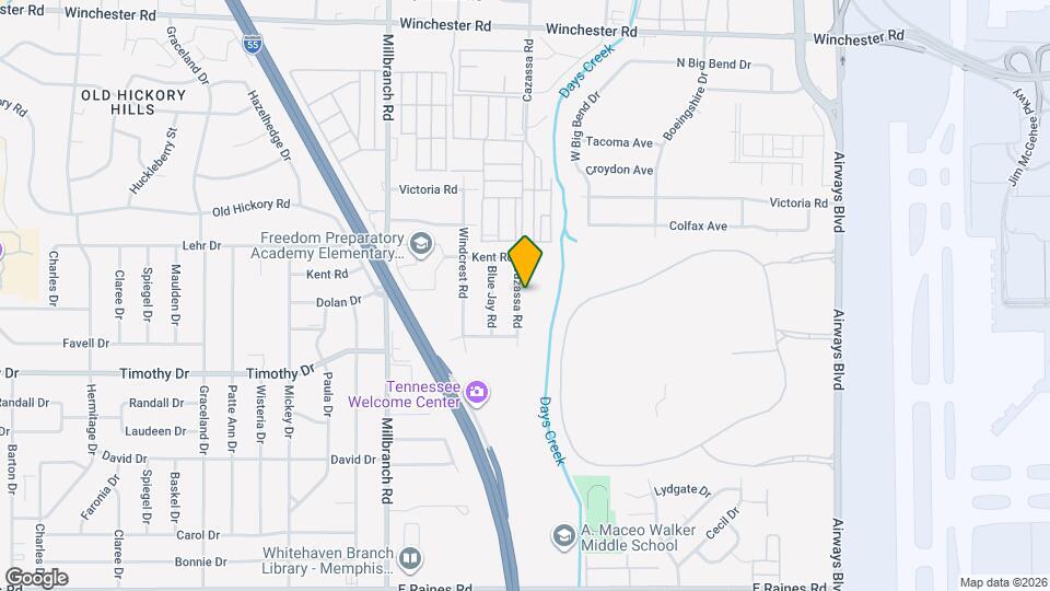 3804 Cazassa Rd Map and Location Details