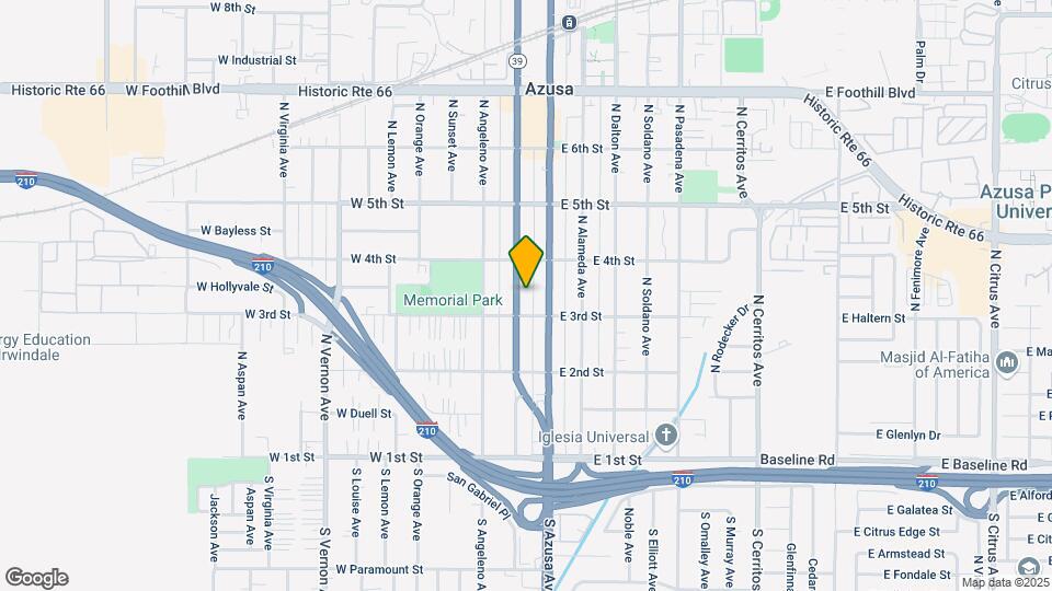 316 N San Gabriel Ave Map and Location Details