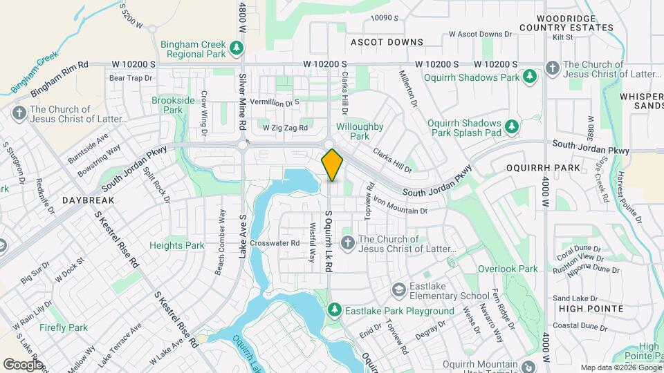 10519 S Oquirrh Lake Rd Map and Location Details