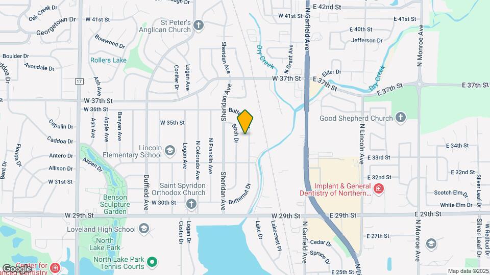 3405 Butternut Dr Map and Location Details
