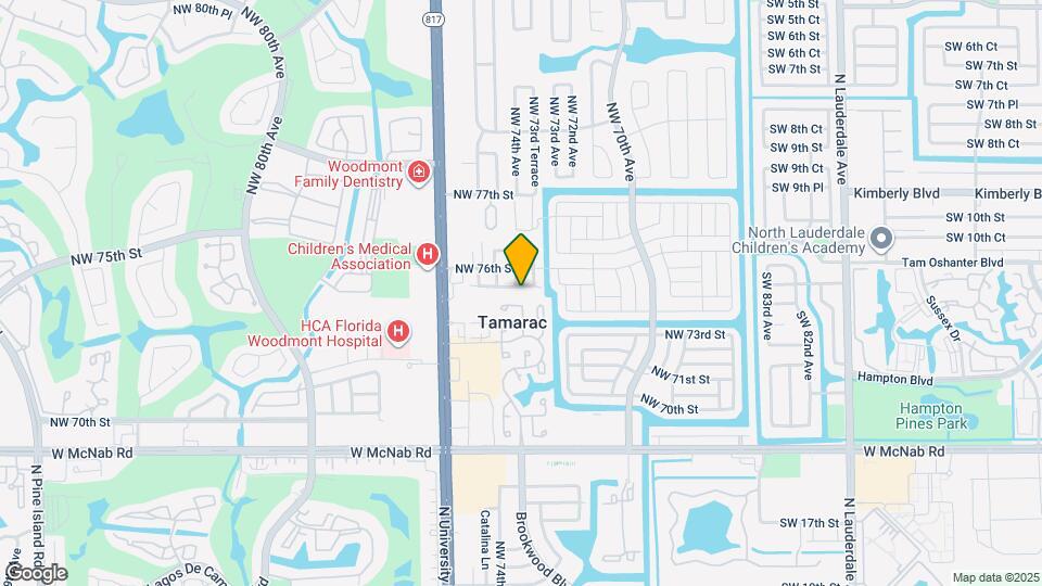 7344 NW 75th St, Unit 205 Mapa y Detalles de la Ubicación