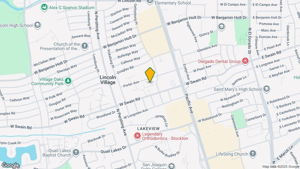 6131 Gettysburg Pl Map and Location Details