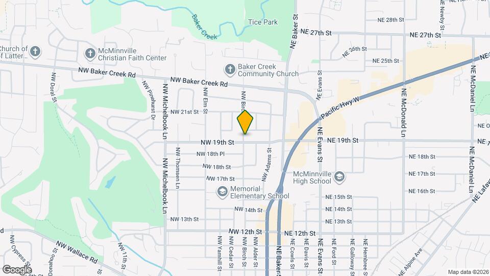 1910 NW Birch St Map and Location Details