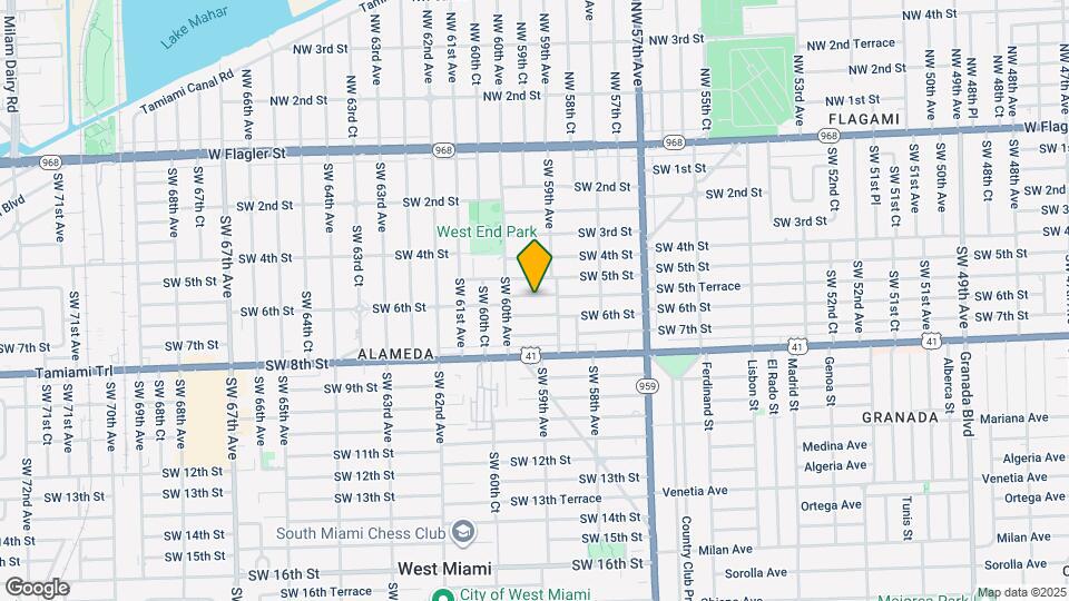 5930 SW 5th Terrace Map and Location Details