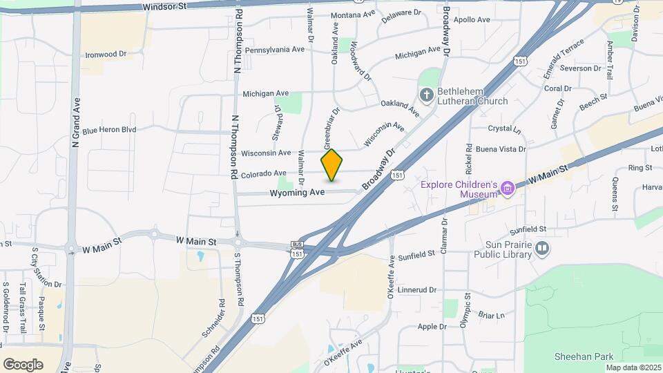 2000-2004 Wyoming Ave Map and Location Details