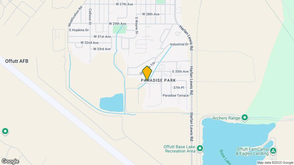 311 E 36th Pl Map and Location Details