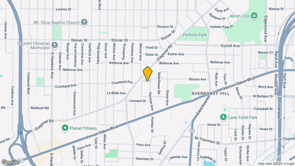 1188 Herman Ave Map and Location Details