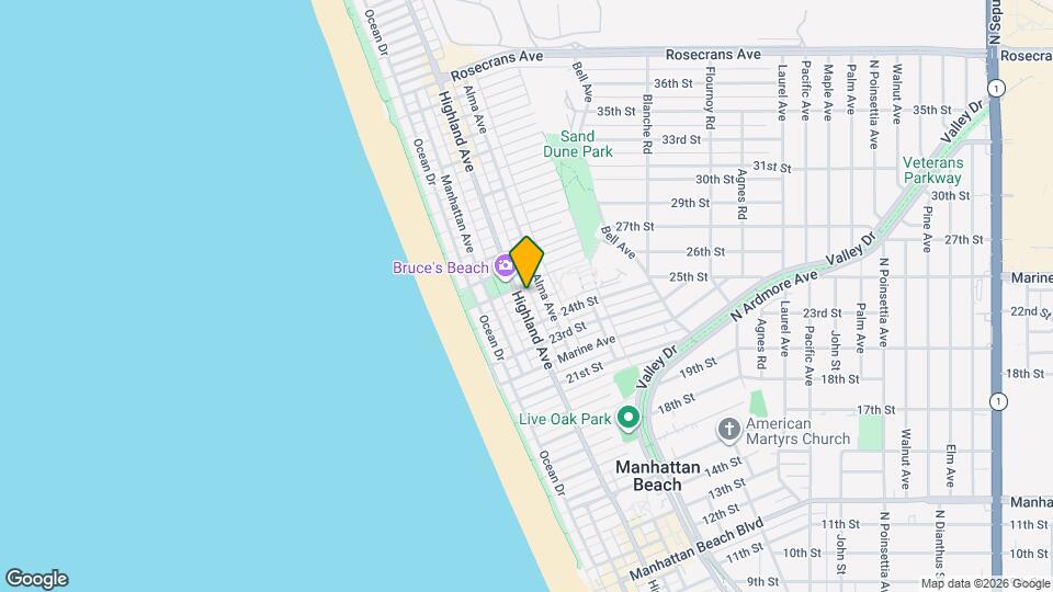 2508 Highland Ave, Unit B Mapa y Detalles de la Ubicación