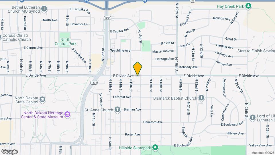 1519 E Divide Ave Map and Location Details