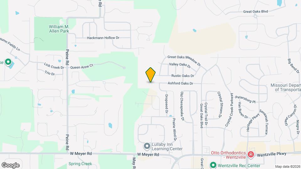 258 Ashford Oaks Dr Map and Location Details