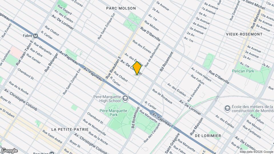 6201 De Bordeaux Rue Map and Location Details