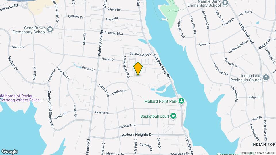 1034 Emery Bay Cir Map and Location Details