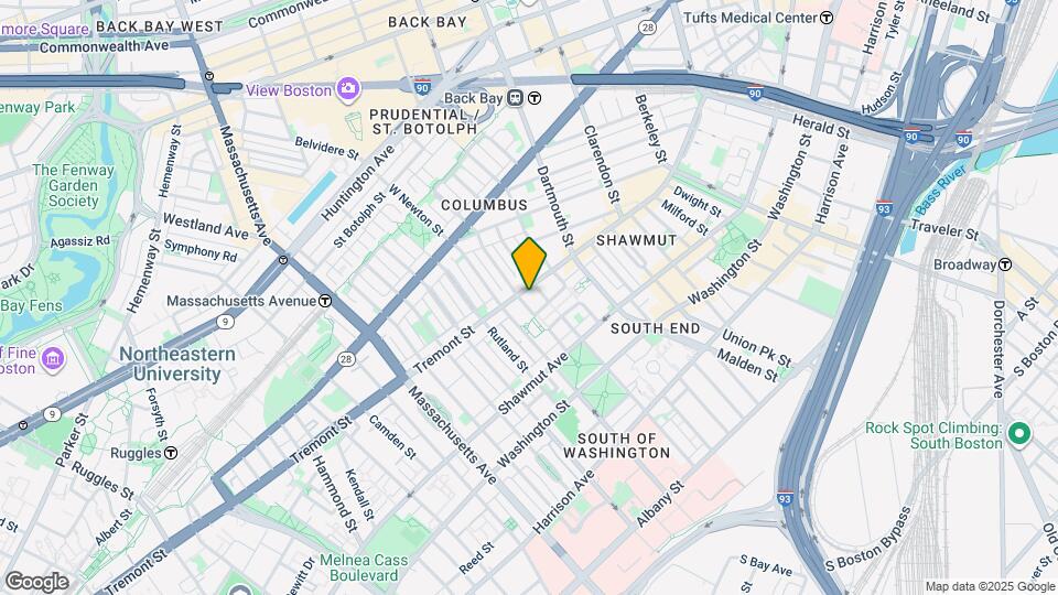 660 Tremont St Map and Location Details