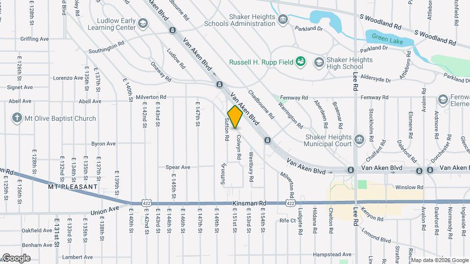 3322 Milverton Rd Map and Location Details