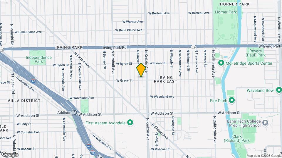 3222 W Grace St, Unit 2E Map and Location Details