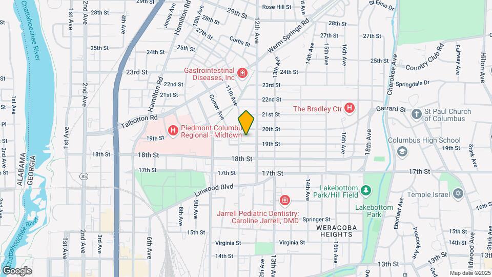 1113 19th St Map and Location Details