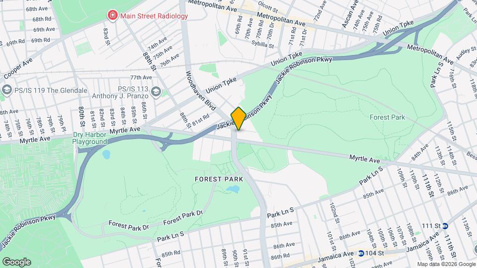 82-31 Woodhaven Blvd Map and Location Details