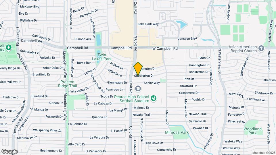 1413 Chesterton Dr Map and Location Details