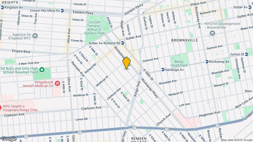 210 E 96th St Map and Location Details
