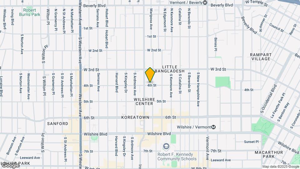 3801 W 4th St Map and Location Details