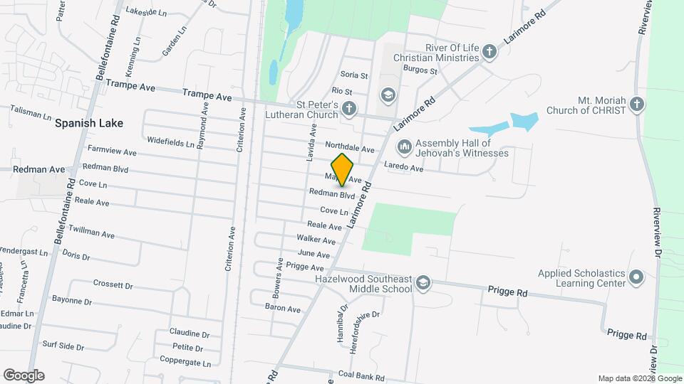1125 Redman Blvd Mapa y Detalles de la Ubicación