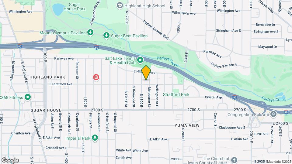 1815 E Stratford Ave Map and Location Details