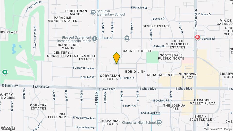 10848 N 66th St Map and Location Details
