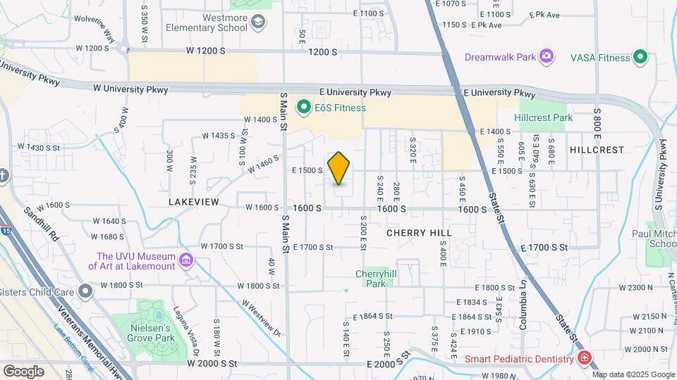 1551 S 125 E Map and Location Details