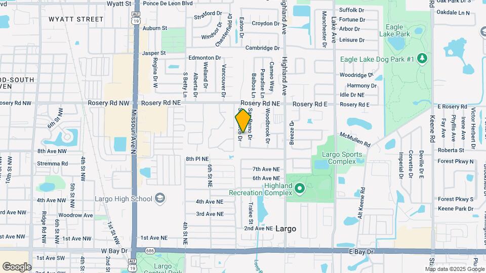 1024 San Marco Dr Map and Location Details