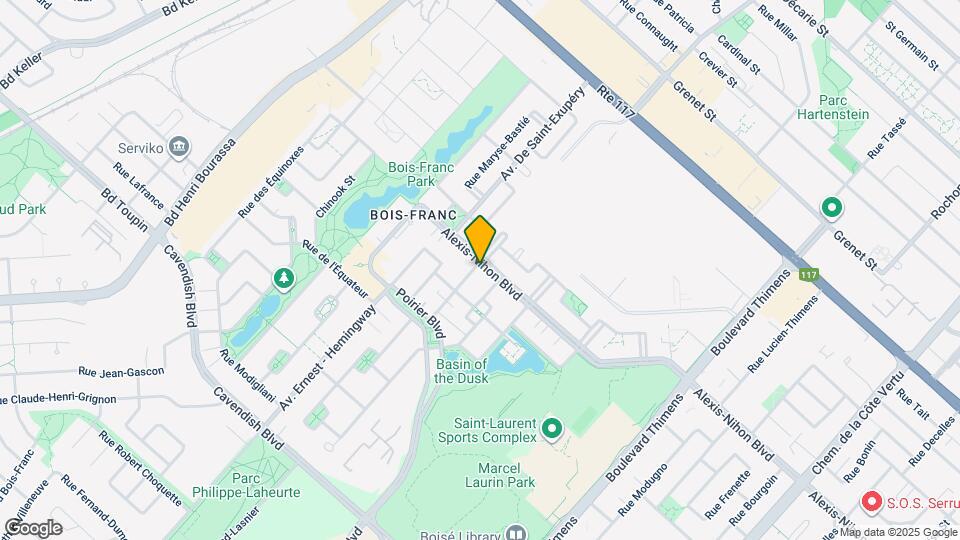 1822 Alexis-Nihon Boul Map and Location Details