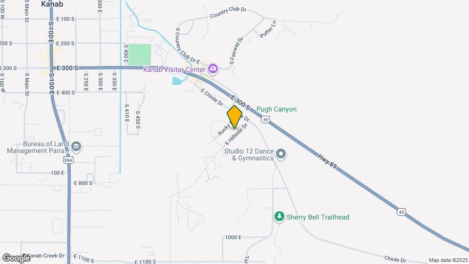 598 S Hillside Dr Map and Location Details