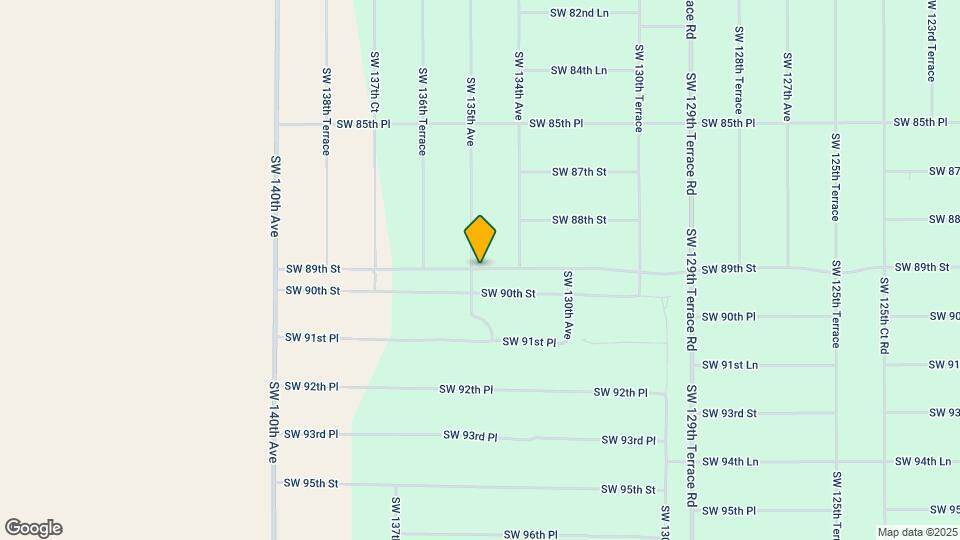 13524 SW 89th St Map and Location Details