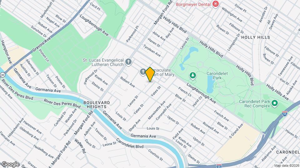 7113 Leona St Map and Location Details