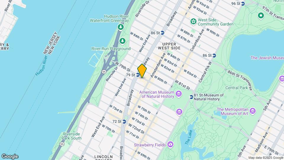 218 W 79th St Mapa y Detalles de la Ubicación