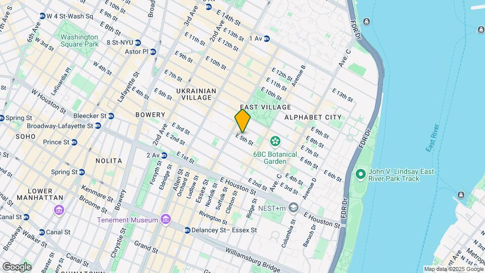 515 E Fifth St Mapa y Detalles de la Ubicación