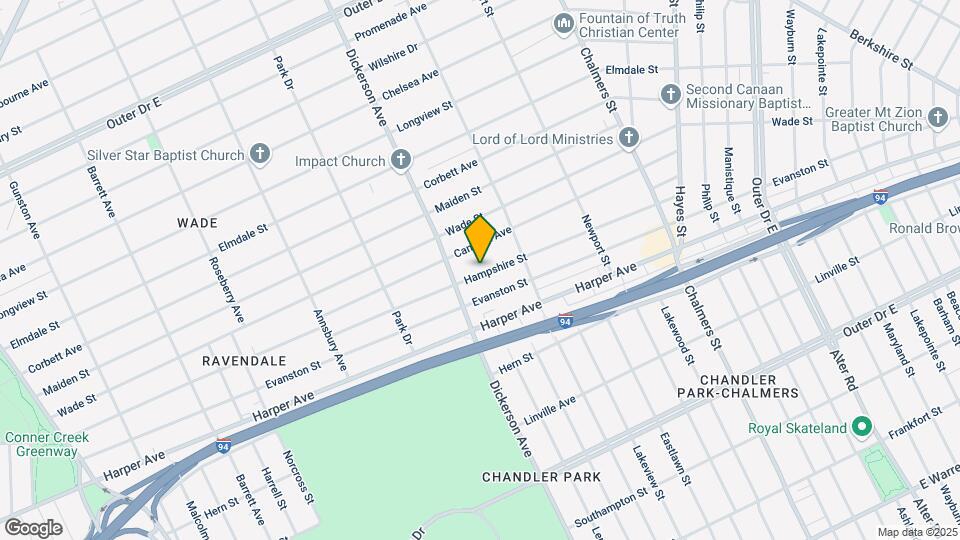 13059 Hampshire St Map and Location Details