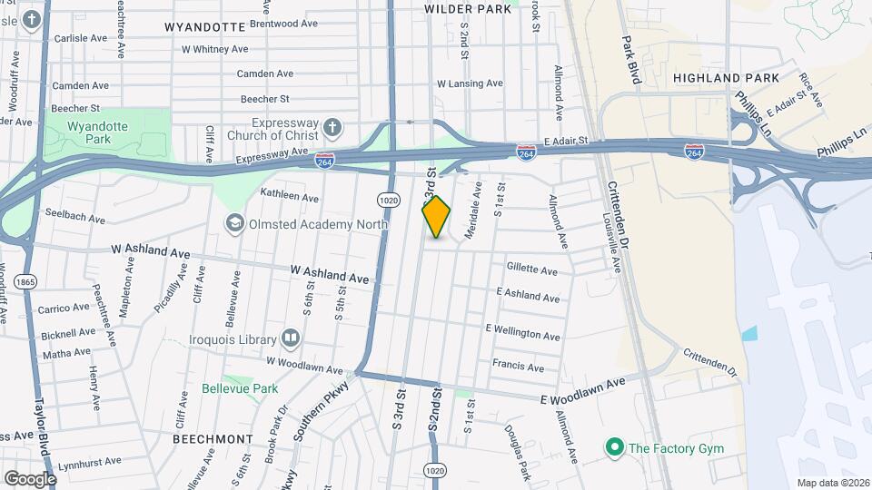 211 W Wampum Ave Map and Location Details