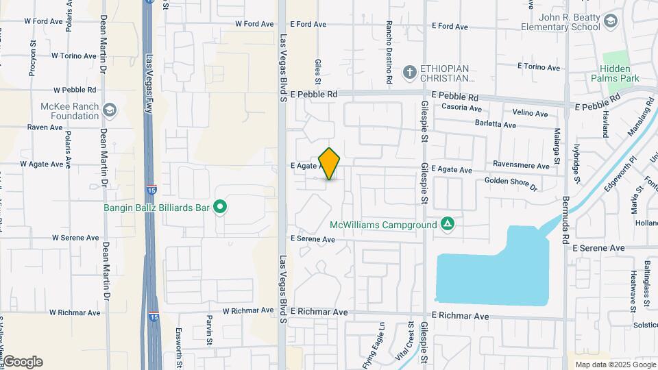 43 E Agate Ave Map and Location Details
