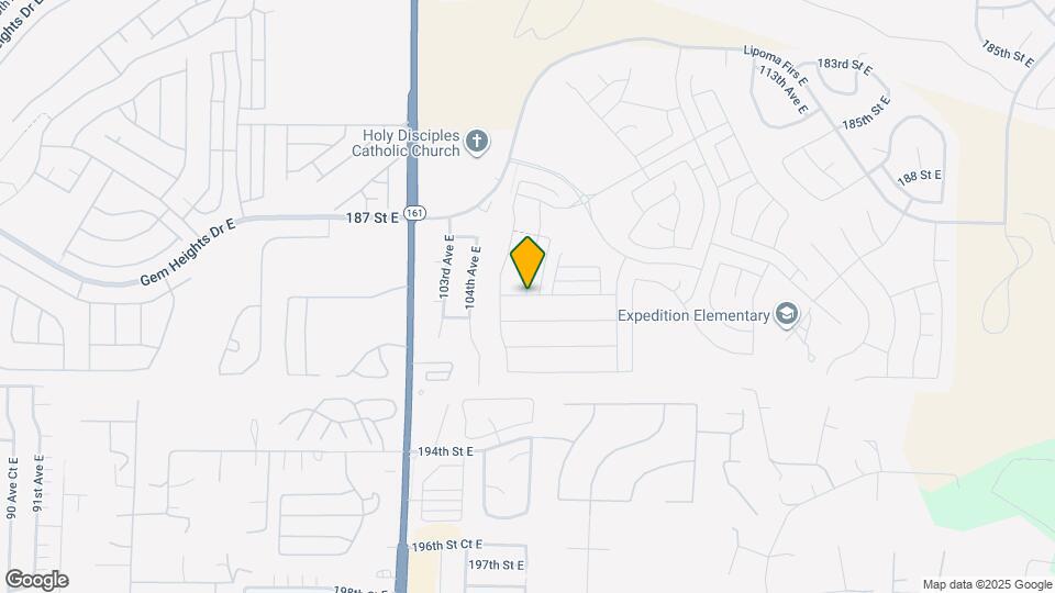19110 105th Ave Ct E Mapa y Detalles de la Ubicación