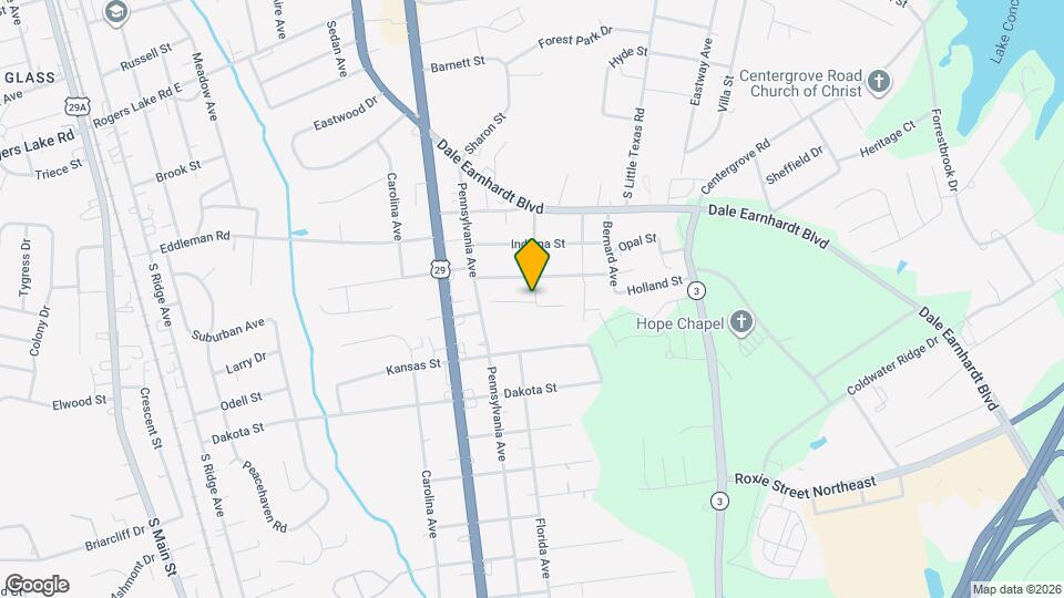 1700 Inspired Way Map and Location Details