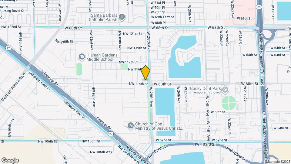 11400 NW 87th Ct Map and Location Details