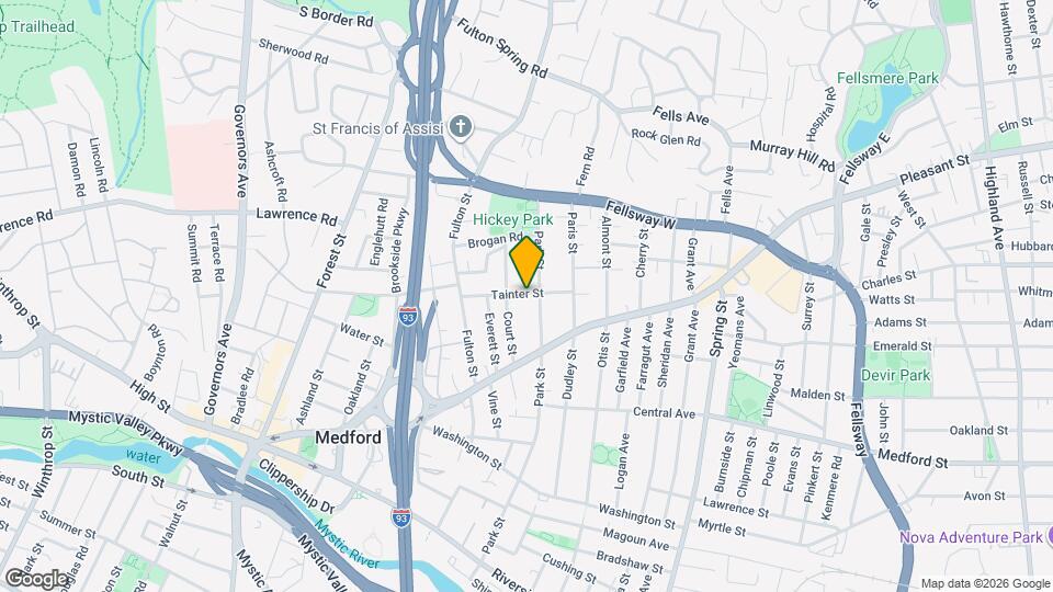 43 Tainter St Map and Location Details