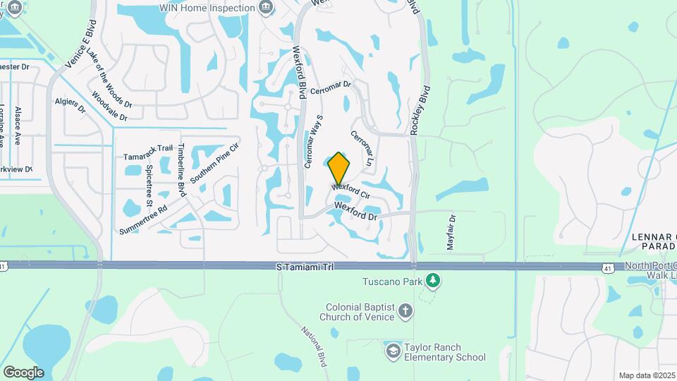 416 Wexford Cir Map and Location Details