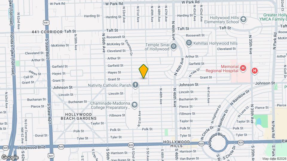 5012 Grant St Map and Location Details