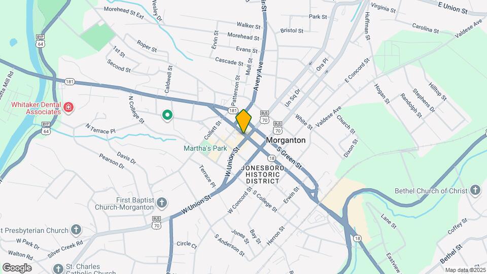 100 W Union St, Unit Cornwell Building Map and Location Details