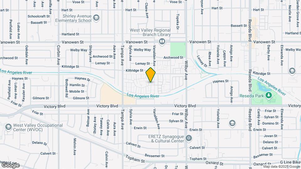 19111 Hamlin St Map and Location Details